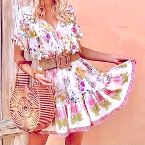 wild bloom mini dress spell SPELL & THE GYPSY COLLECTIVE Wild Bloom Mini Dress